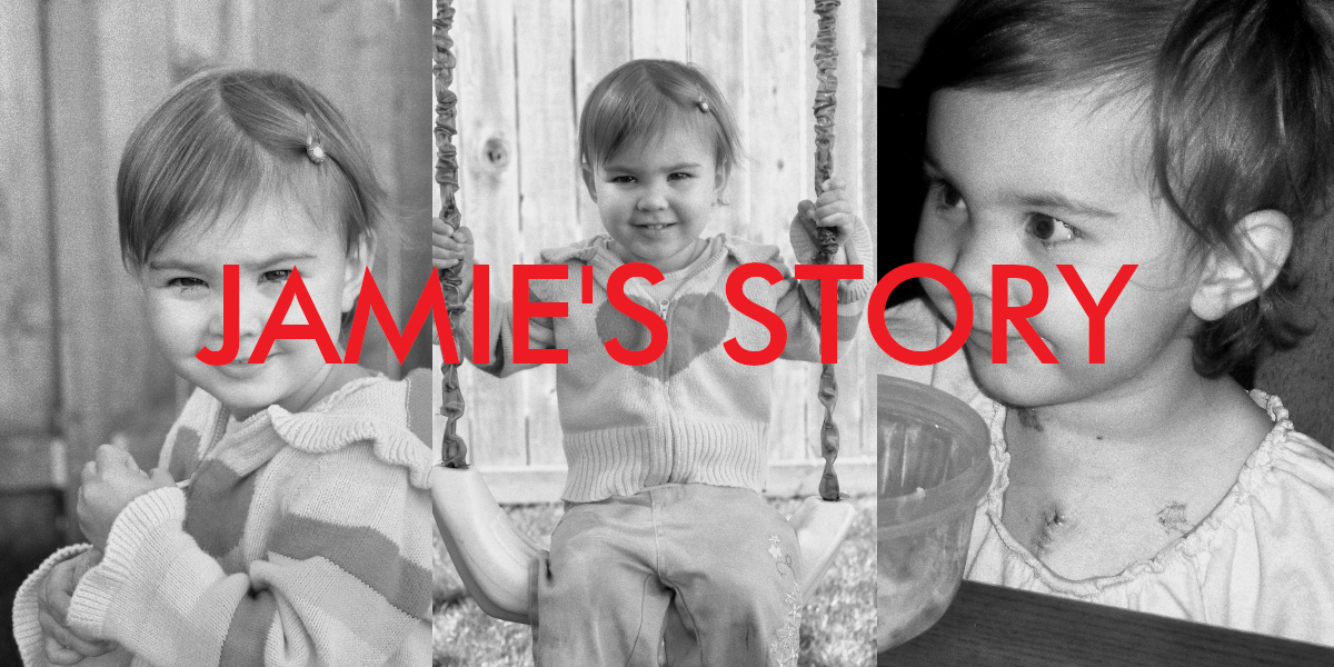 A picture of the 2017 Jamie's Heart Foundation Gala that says 'Our History'